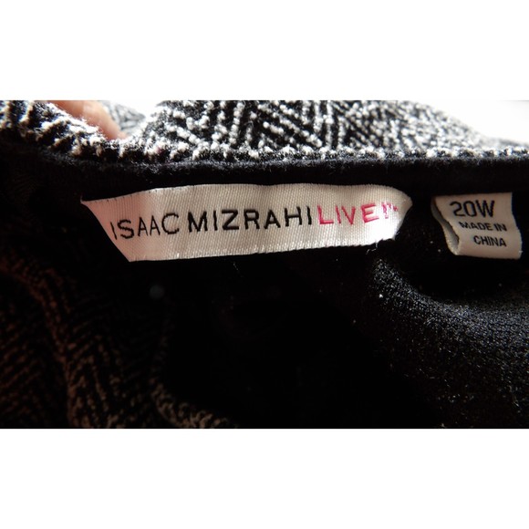 🟢👗Isaac Mizrahi Live! Long Sleeve Midi Dress Size 20W - Picture 3 of 5